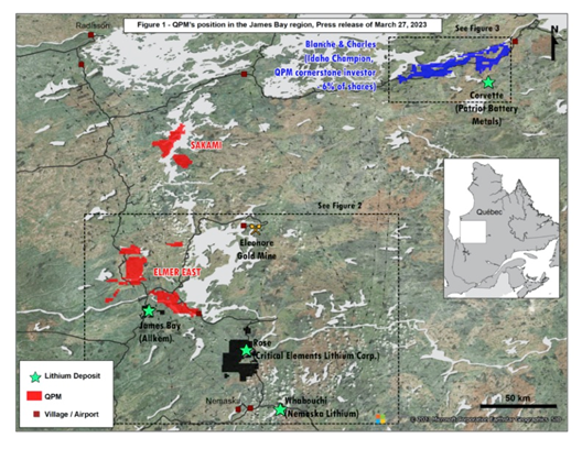Quebec Precious Metals to Reveal Lithium Potential on James Bay Projects and Hires IR Firm Paradox - Vimarsana News