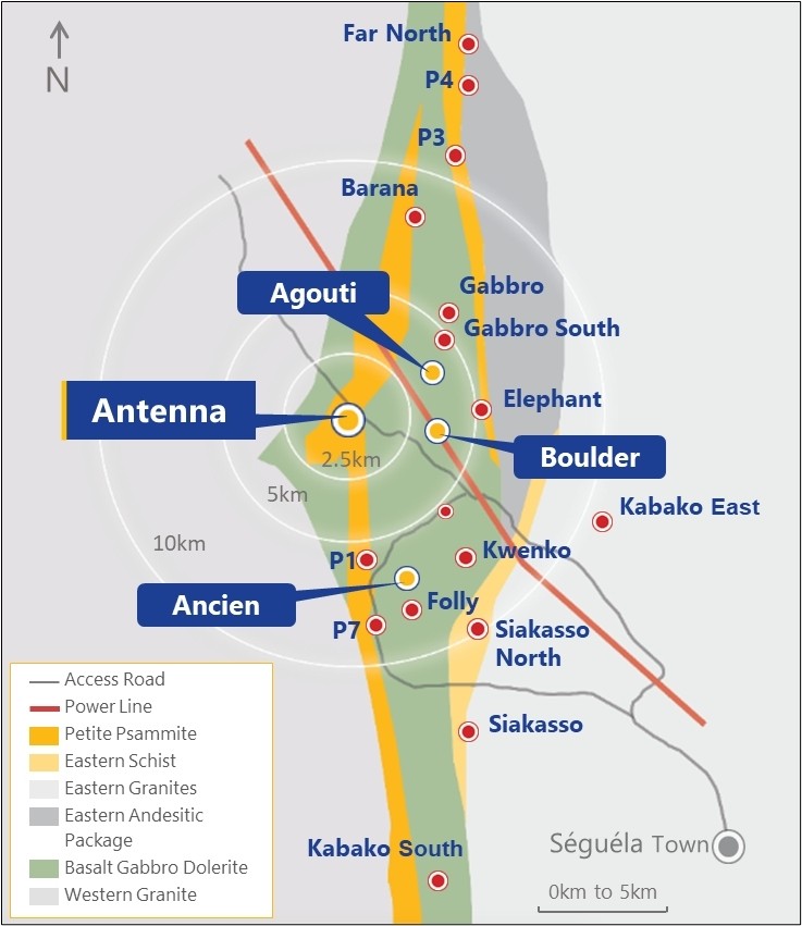 Figure 1:  Séguéla Location Plan (Graphic: Business Wire)