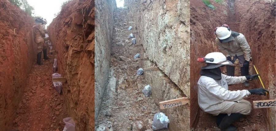 Figure 1: Trenching in the Southwest Sector. (CNW Group/Bravo Mining Corp.)