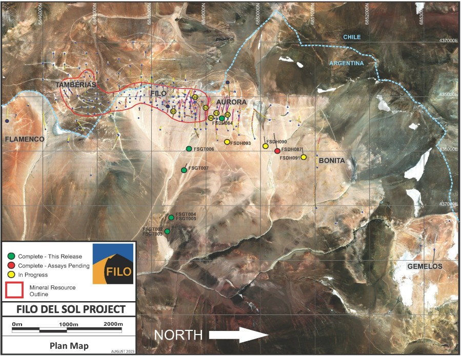 Filo Reports 1,406m at 1.13% CuEq, including 56m at 5.79% CuEq; Geotech Hole Encounters Unexpected Mineralization - Vimarsana News