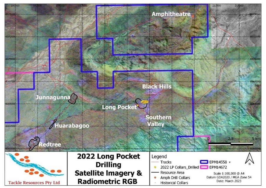 Figure 1: Westmoreland Project showing key uranium deposits (CNW Group/Laramide Resources Ltd.)