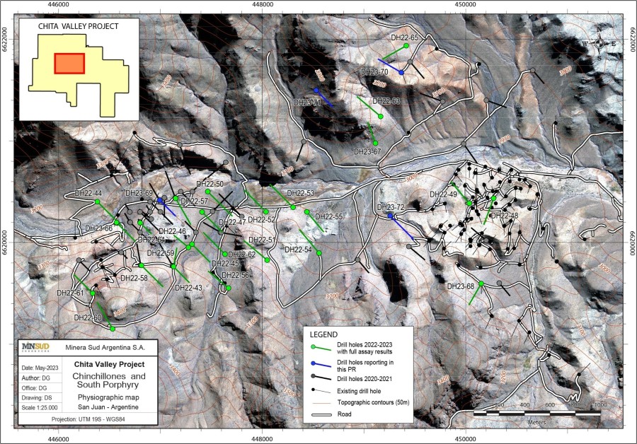 Chita Valley Project - Chinchillones and South Porphyry (CNW Group/Minsud Resources Corp.)