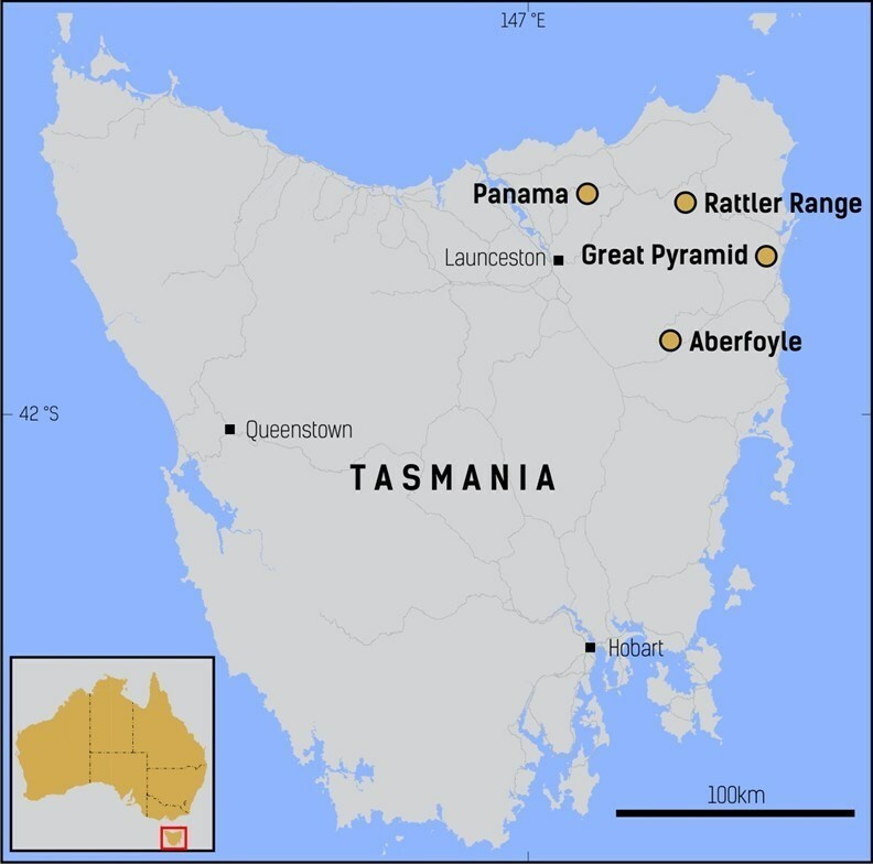 Figure 1 Location of the Company’s projects in the mining friendly jurisdiction of Tasmania. (CNW Group/TinOne Resources Corp.)