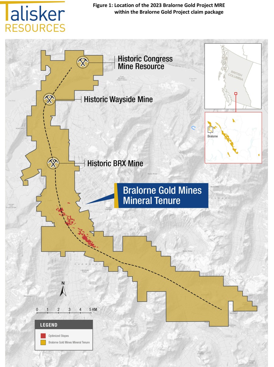 Figure 1 (CNW Group/Talisker Resources Ltd)