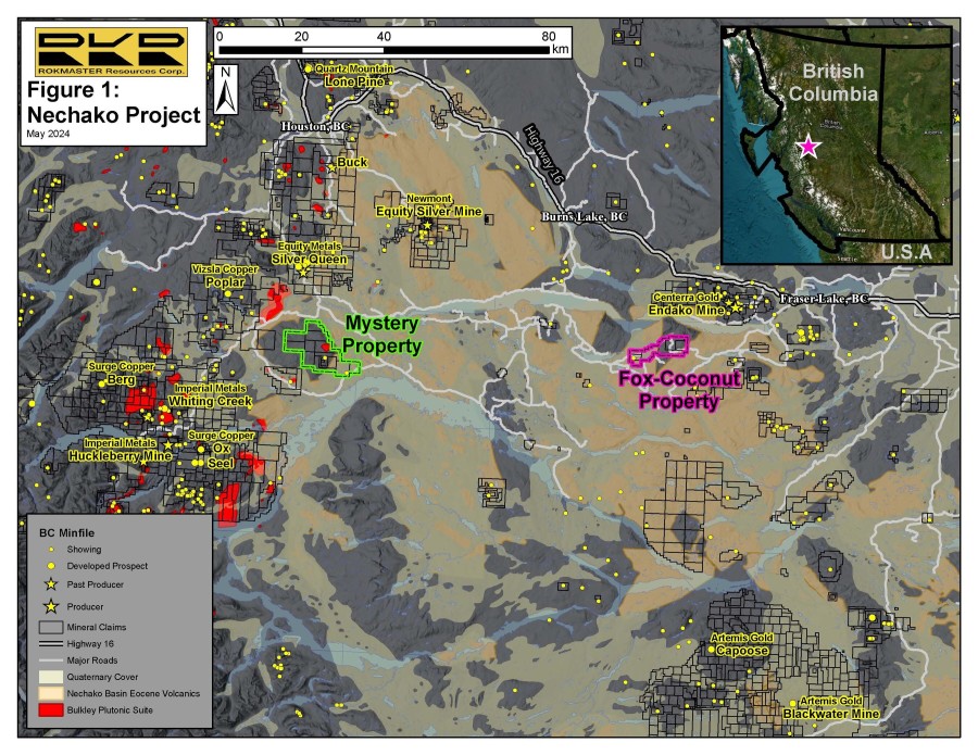 Nechako Project (CNW Group/Rokmaster Resources Corp.)