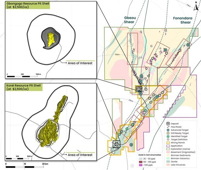 Figure 1: Wheaton Stream Core Area of Interest (CNW Group/Montage Gold Corp.)