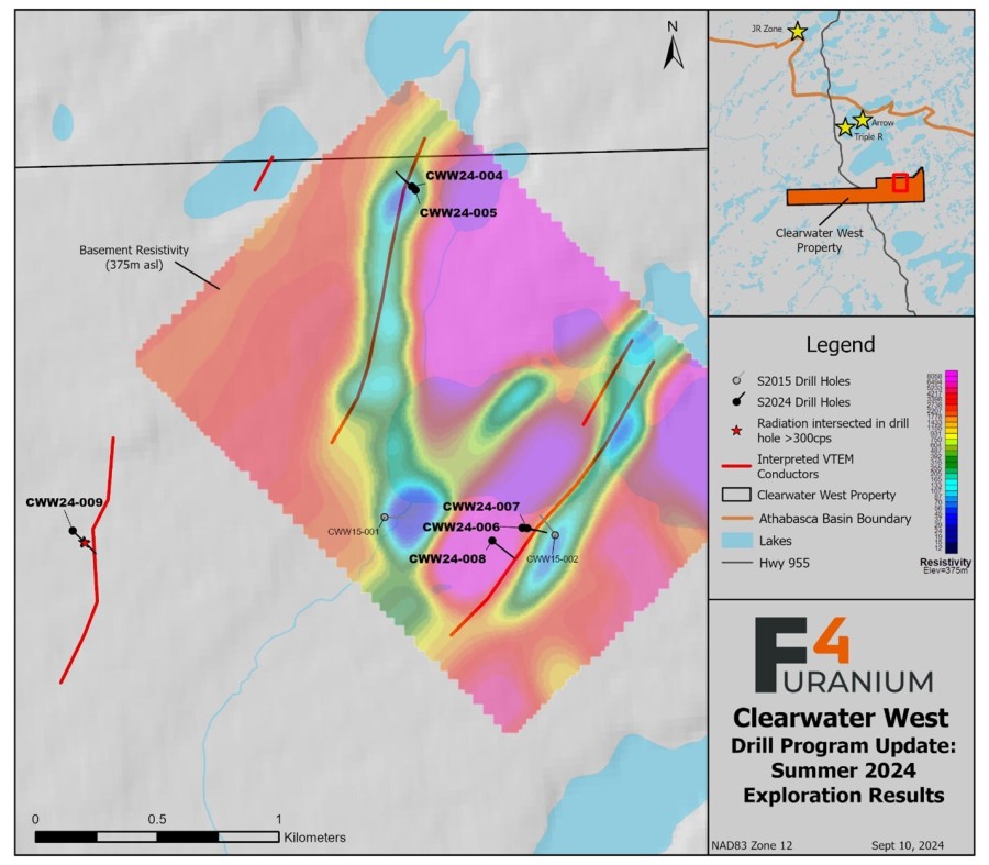 Table 1. Drill Hole Summary and Handheld Spectrometer Results (CNW Group/SKRR Exploration Inc.)