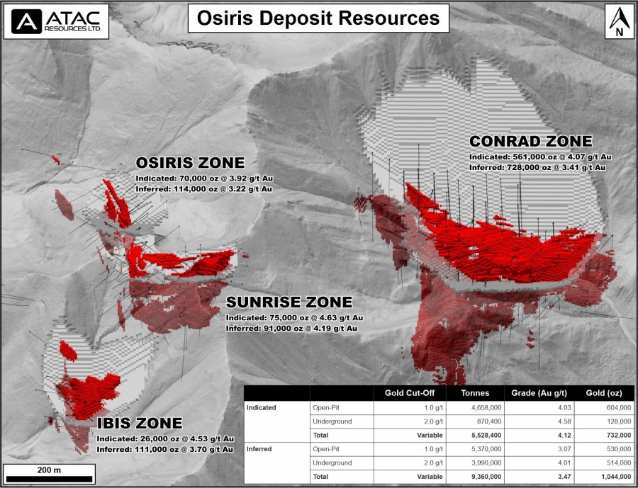 Osiris Deposit Overview (CNW Group/ATAC Resources Ltd.)