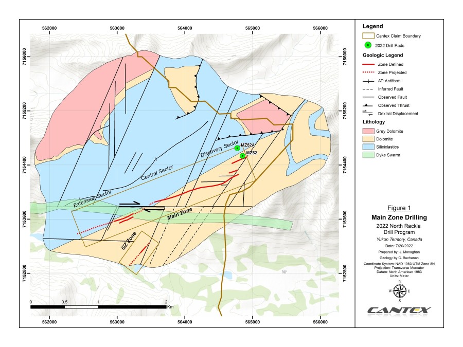 Massive Sulphides Continue to be Intersected to Depth at Northeast End of Main Zone (CNW Group/Cantex Mine Development Corp.)