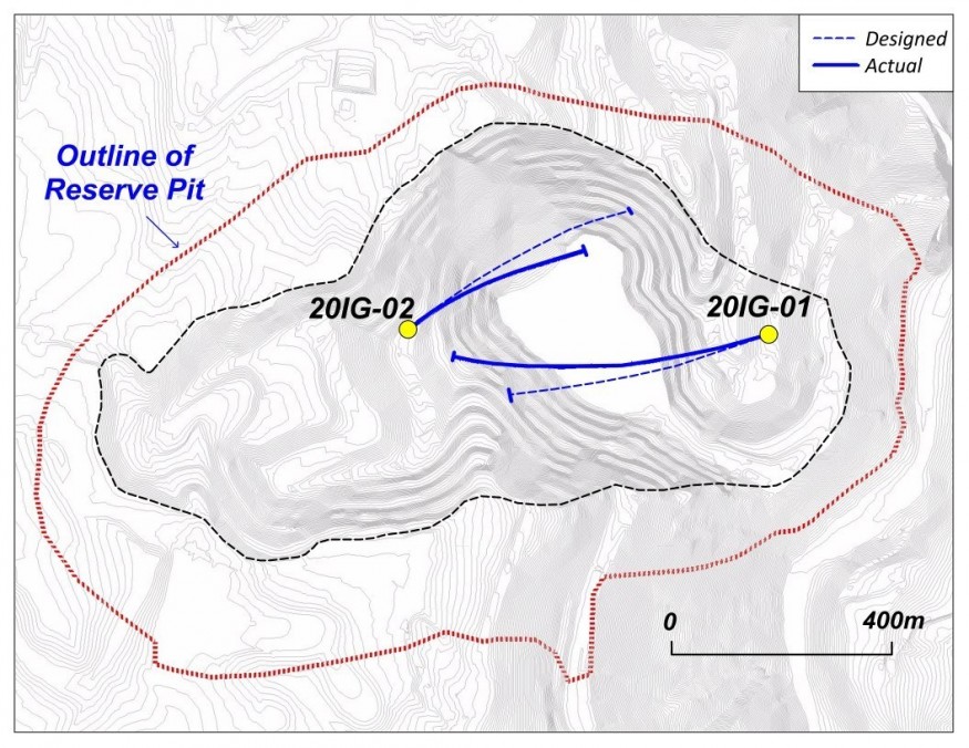 DRILL HOLE LOCATION MAP (CNW Group/Copper Mountain Mining Corporation)