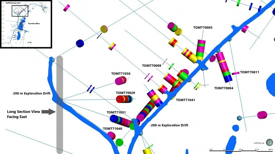 Figure 1: Plan View of Steffenburgs Zone (CNW Group/District Metals Corp.)