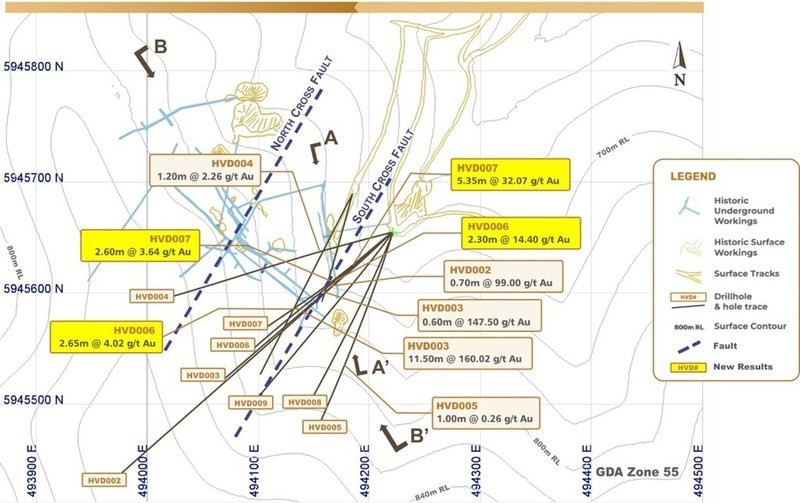 Figure 1. Surface Plan – Happy Valley Prospect (CNW Group/E79 Resources Corp.)