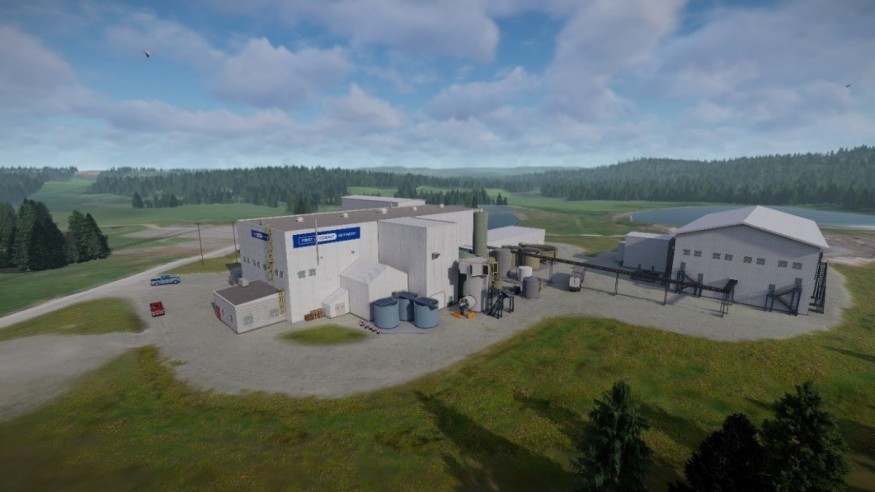Site Rendering of the expanded First Cobalt Refinery (CNW Group/First Cobalt Corp.)