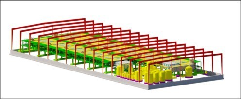 Image 1 – 3D rendering of First Cobalt’s new solvent extraction plant (CNW Group/First Cobalt Corp.)
