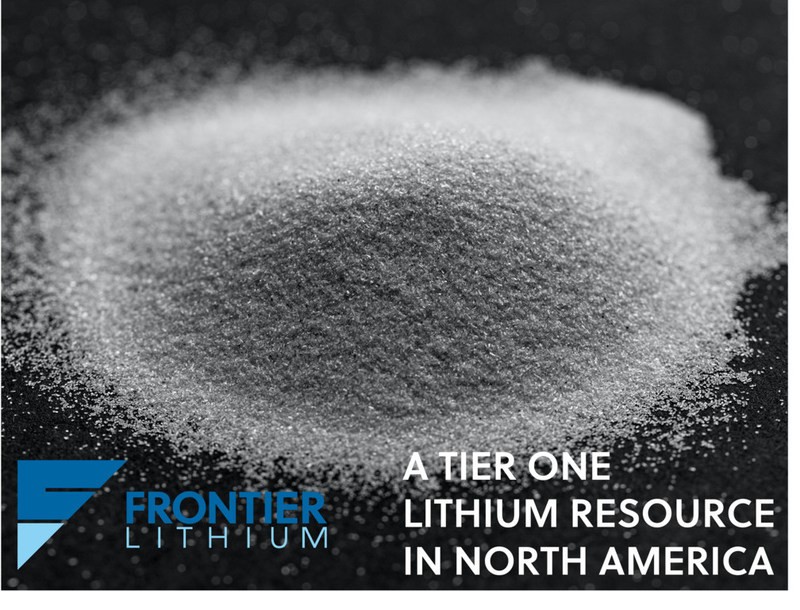 Frontier Lithium - Chemical Grade Spodumene Concentrate (CNW Group/Frontier Lithium Inc.)