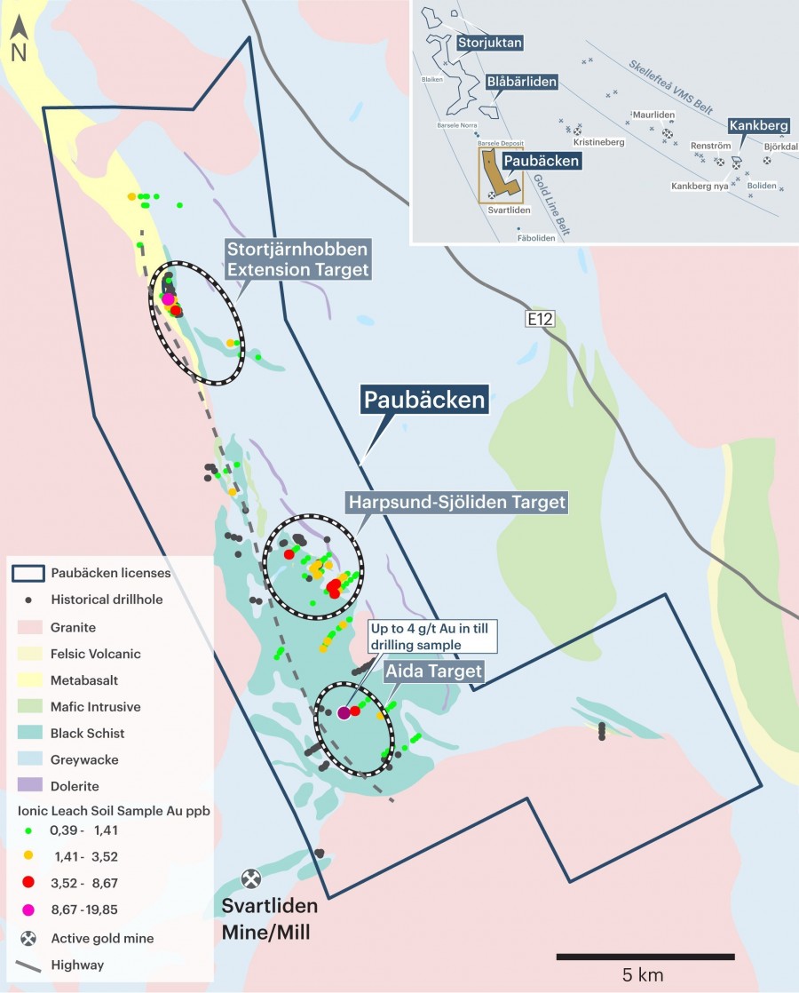 Figure 1: Overview of Gold Line License (CNW Group/Gold Line Resources Ltd.)