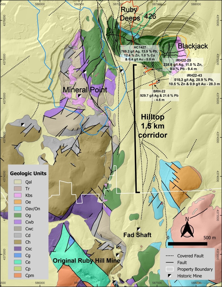 Figure 1 – Ruby Hill Surface Plan (CNW Group/i-80 Gold Corp)