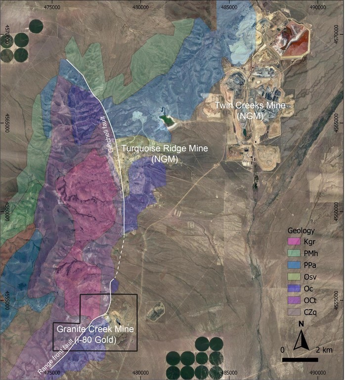 Figure 1 – Granite Creek Property Location (CNW Group/i-80 Gold Corp)