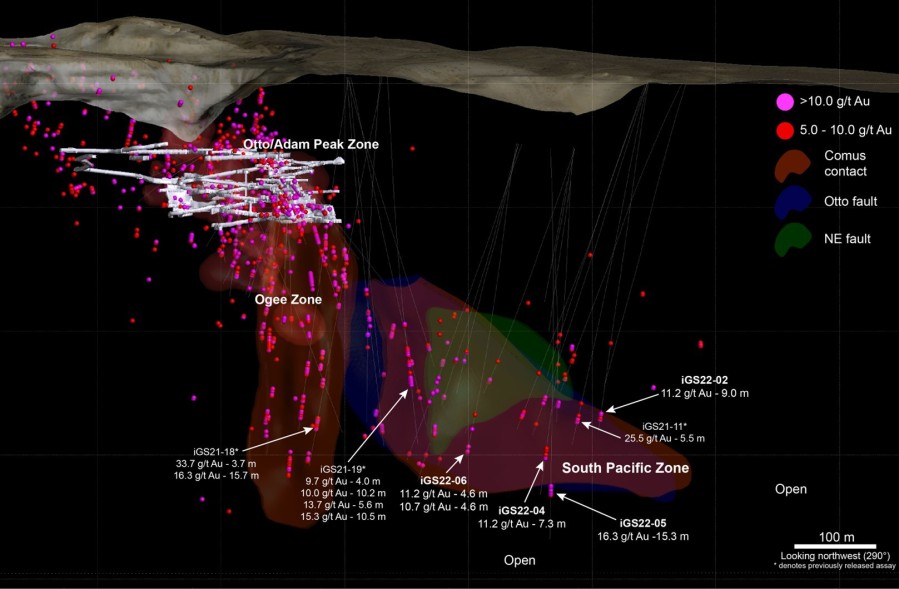 May 24, 2022 Figure 1 – Long Section View (CNW Group/i-80 Gold Corp)