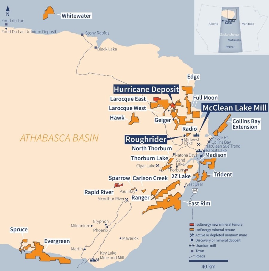 Figure 1 – IsoEnergy Athabasca Projects (CNW Group/IsoEnergy Ltd.)