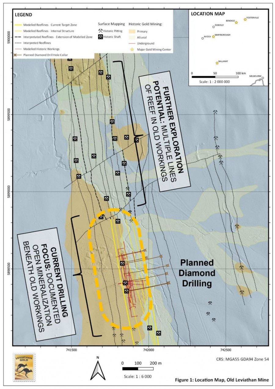 Figure 1: Location Map, Old Leviathan Mine (CNW Group/Leviathan Gold Ltd)