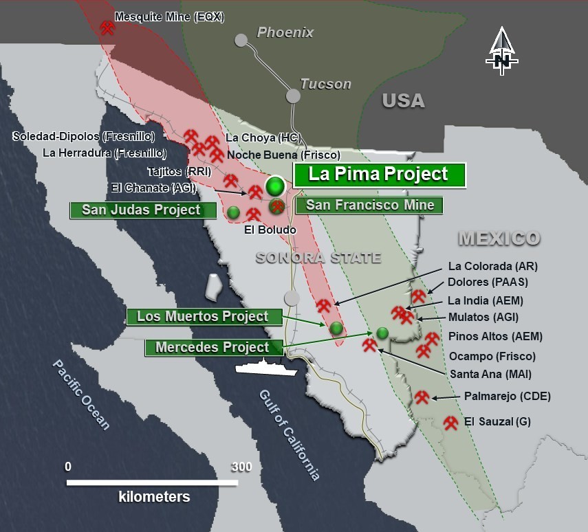 Figure 1. (CNW Group/Magna Gold Corp.)