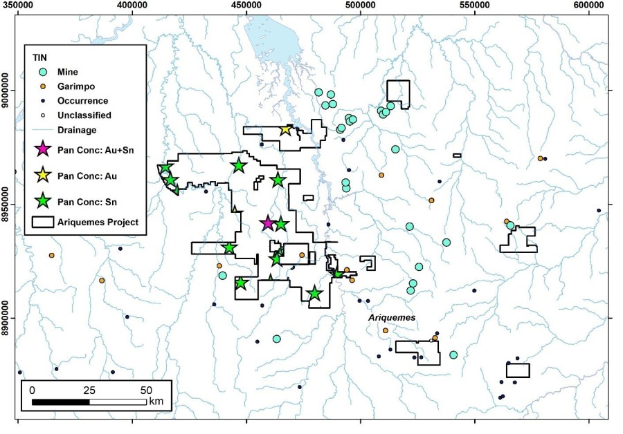 Figure 1: Ariquemes JV area. (CNW Group/Meridian Mining UK Societas)