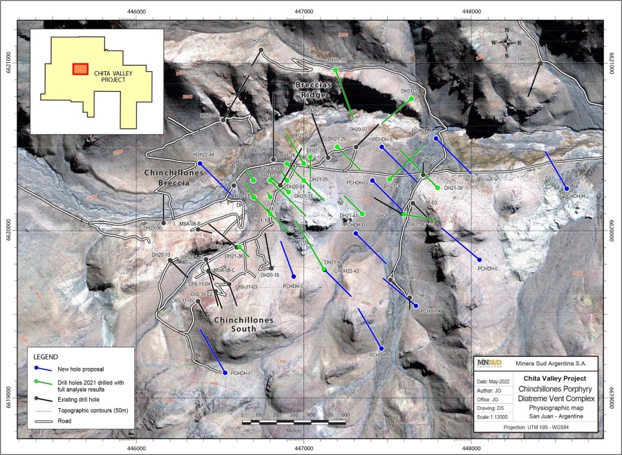 Map 1: Phase IV drillholes location (CNW Group/Minsud Resources Corp.)