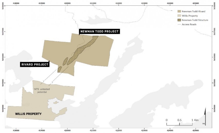 Figure 1 (CNW Group/Trillium Gold Mines Inc.)