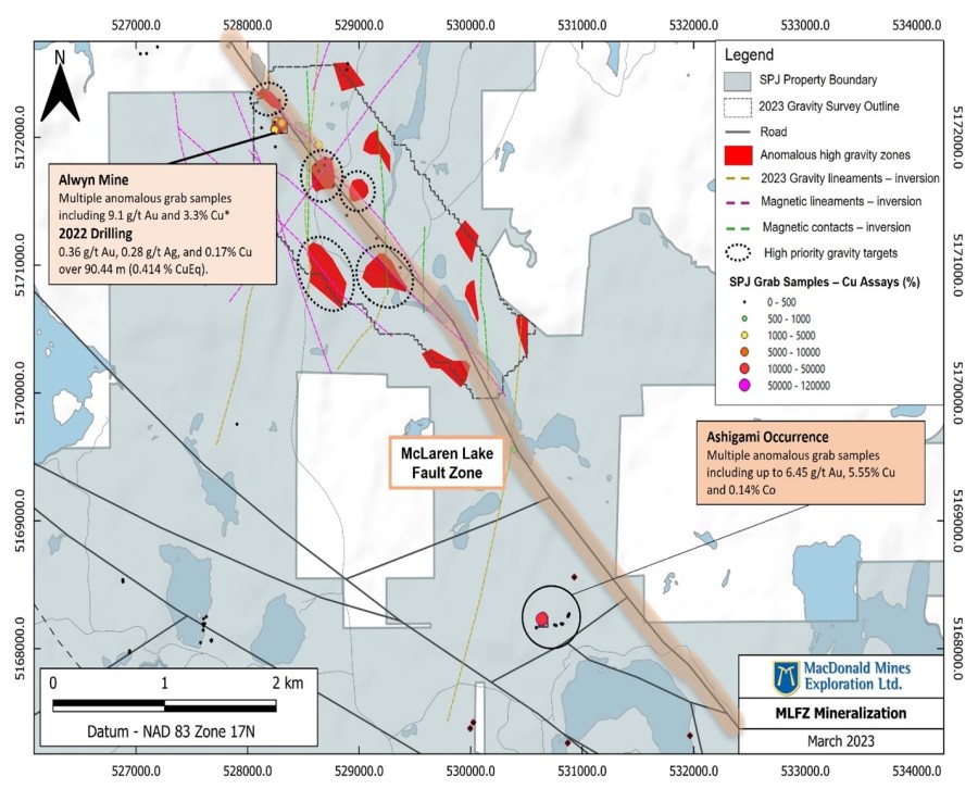 MacDonald Mines Receives up to 5.5 % Cu and 6.45 g/t Au in Surface Grab Samples from the Ashigami Cu-Au-Co showings - Vimarsana News