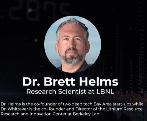 Dr. Brett Helms, Berkeley Lab