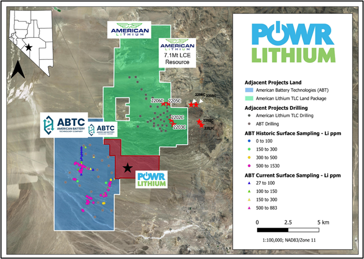 Figure 1 - POWR  Lithium HALO Property Area Status Map