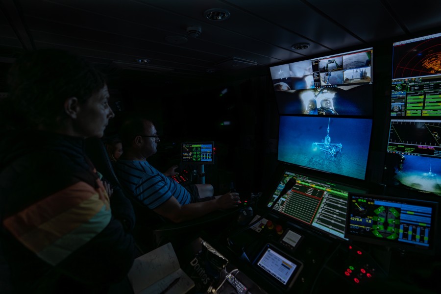 View from the control room