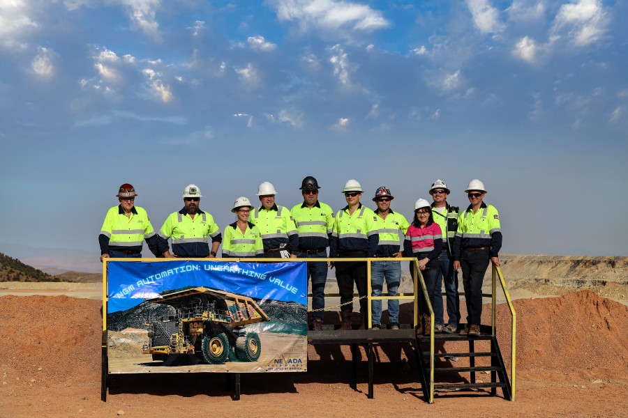Nevada Gold Mines and Komatsu Launch First-of-Its-Kind Autonomous Haulage Partnership in the U.S.
