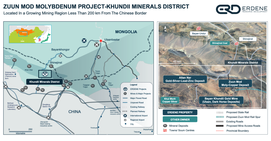 Zuun Mod Molybdenum Project - Khundii Minerals District