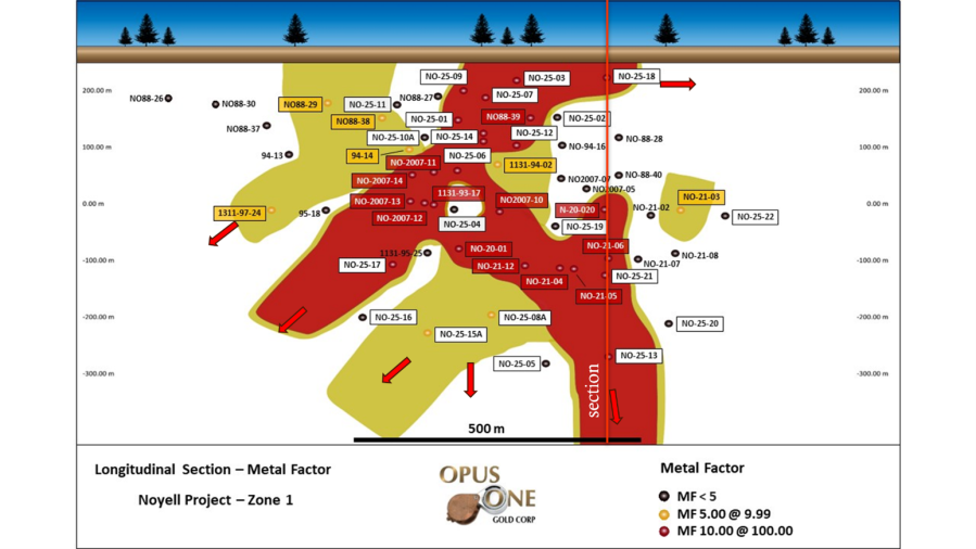 Zone 1 Discovery – Longitudinal Section
