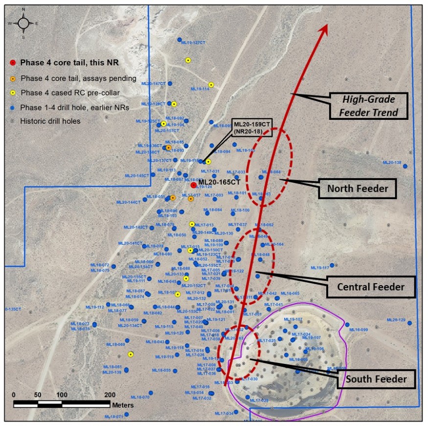 Mother Lode Drill Plan Map Jan 6 2021