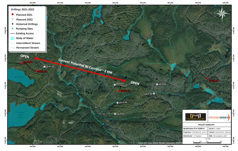 Gaboury Project Drillings