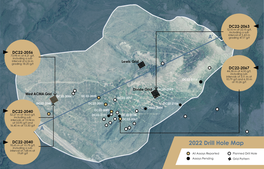 FIGURE 1 Drill Hole Collar Locations