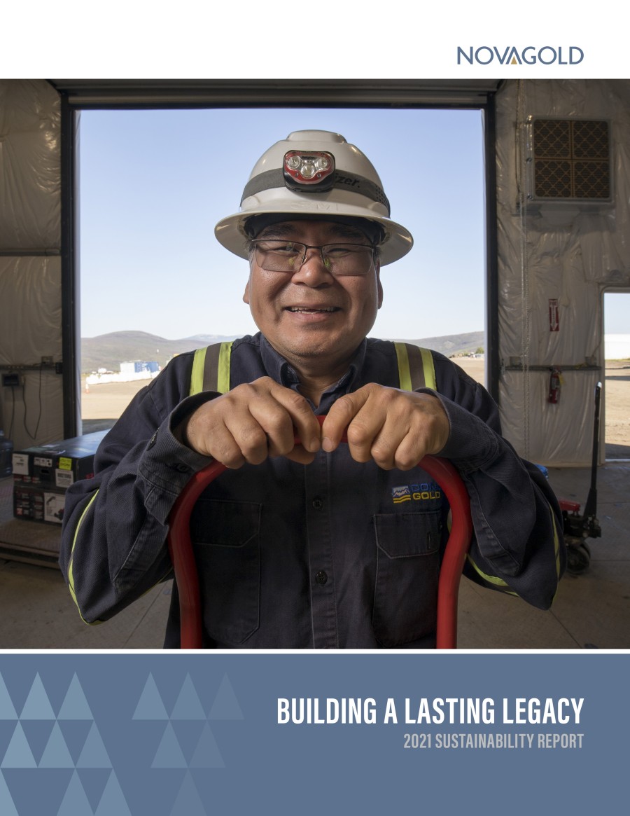 NOVAGOLD's 2021 Sustainability Report - Building a Lasting Legacy