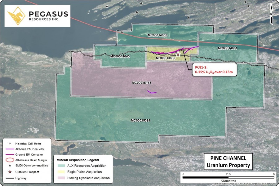 Pine Channel Uranium Property