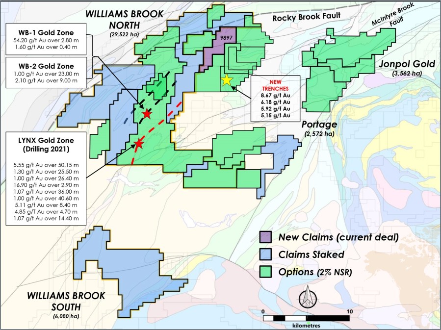 Figure 1. Puma's landholding at Williams Brook 