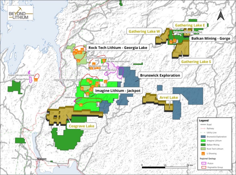 Beyond Lithium Establishes Zonation at Cosgrave Lake Project ... - Junior Mining Network