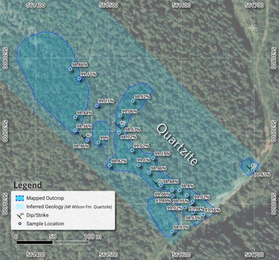 Homerun Resources Receives Average Grade of 98.8% SiO2 from 27 Samples at Tatooine Silica Project British Columbia, Canada - Vimarsana News