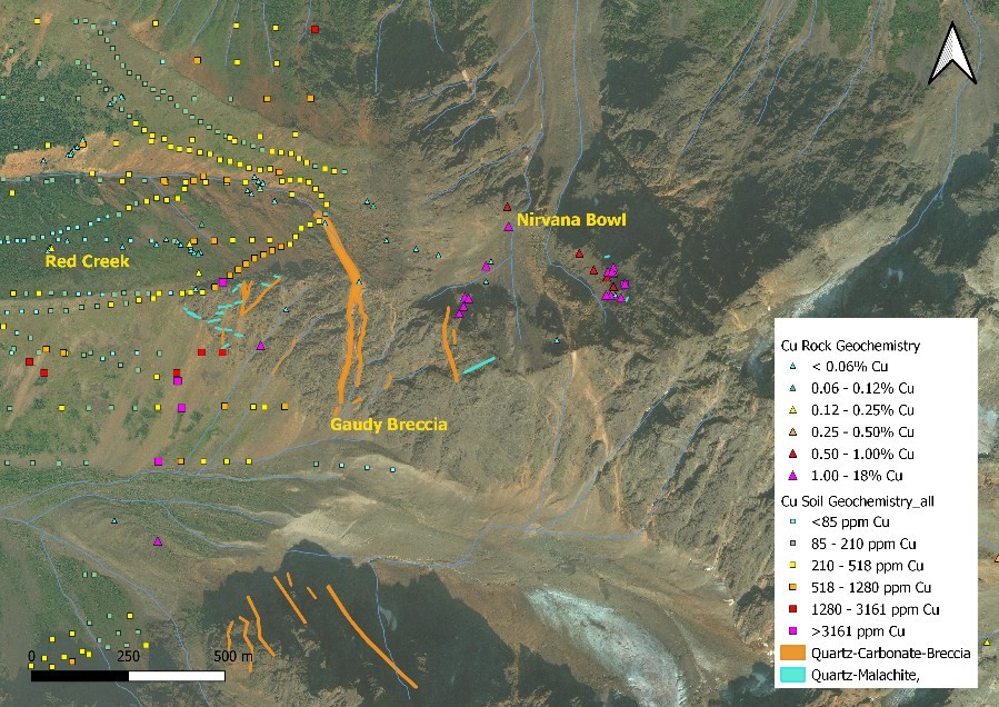 Mountain Boy Minerals: Nirvana Epithermal Veins Extended on the Telegraph Copper-Gold Project in BC’s Golden Triangle