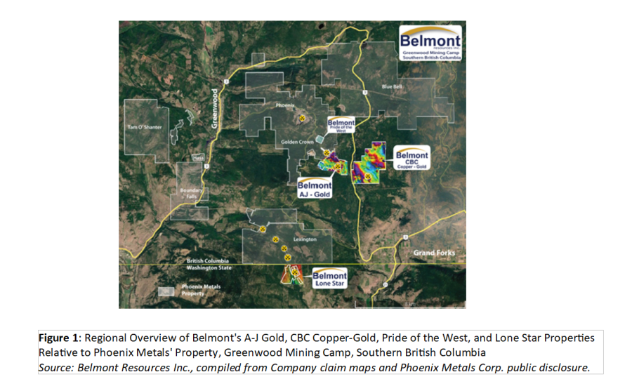 B.C. - THE B.C. PROJECT レア　grap Belmont Resources Welcomes Well-Funded New Neighbour Phoenix