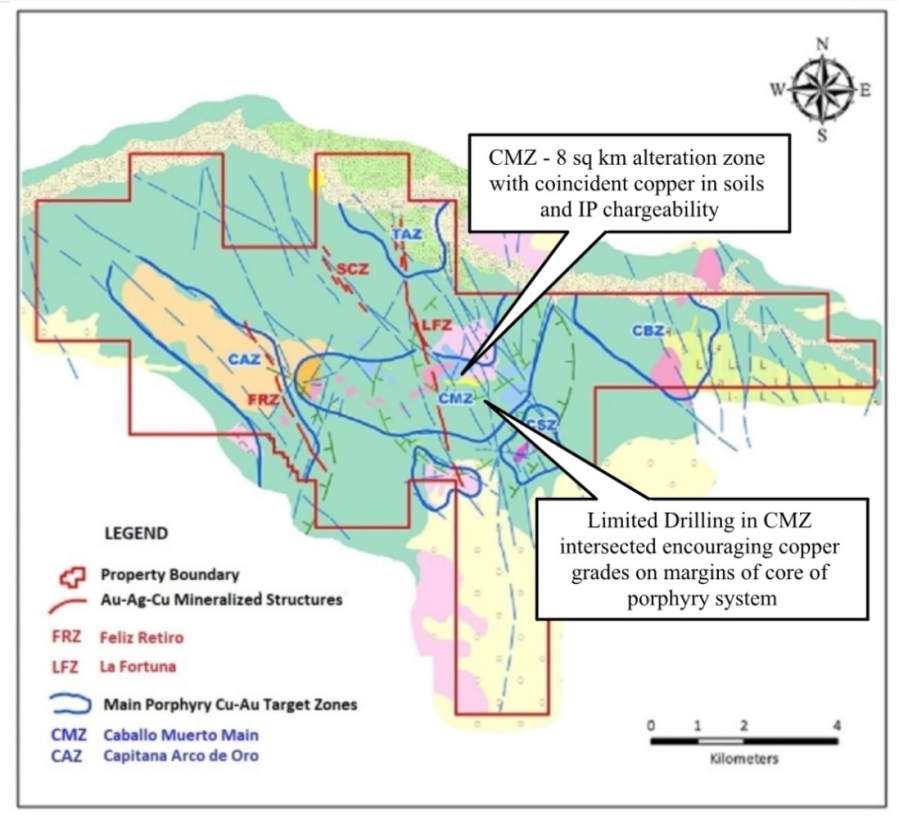 San Lorenzo Gold contrata a la empresa de perforación para el programa de perforación diamantina en su proyecto de pórfido de cobre y oro a gran escala Salvadora, de propiedad absoluta en un 100%, Chile