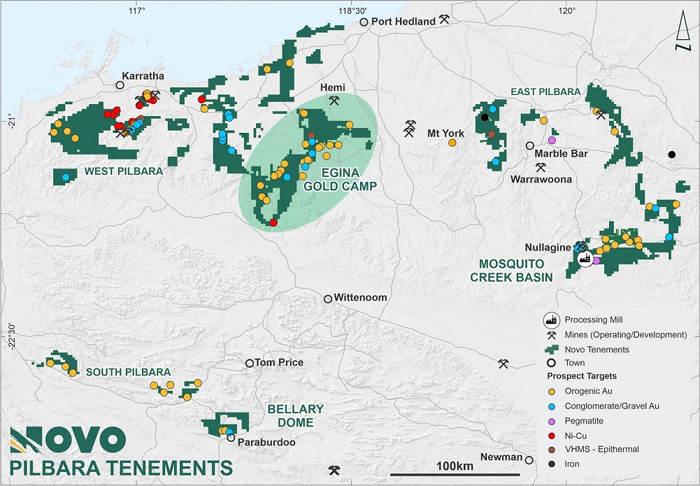 Novo Resources: New ‘Hemi Style’ Gold Targets Identified for Immediate Drilling at Becher