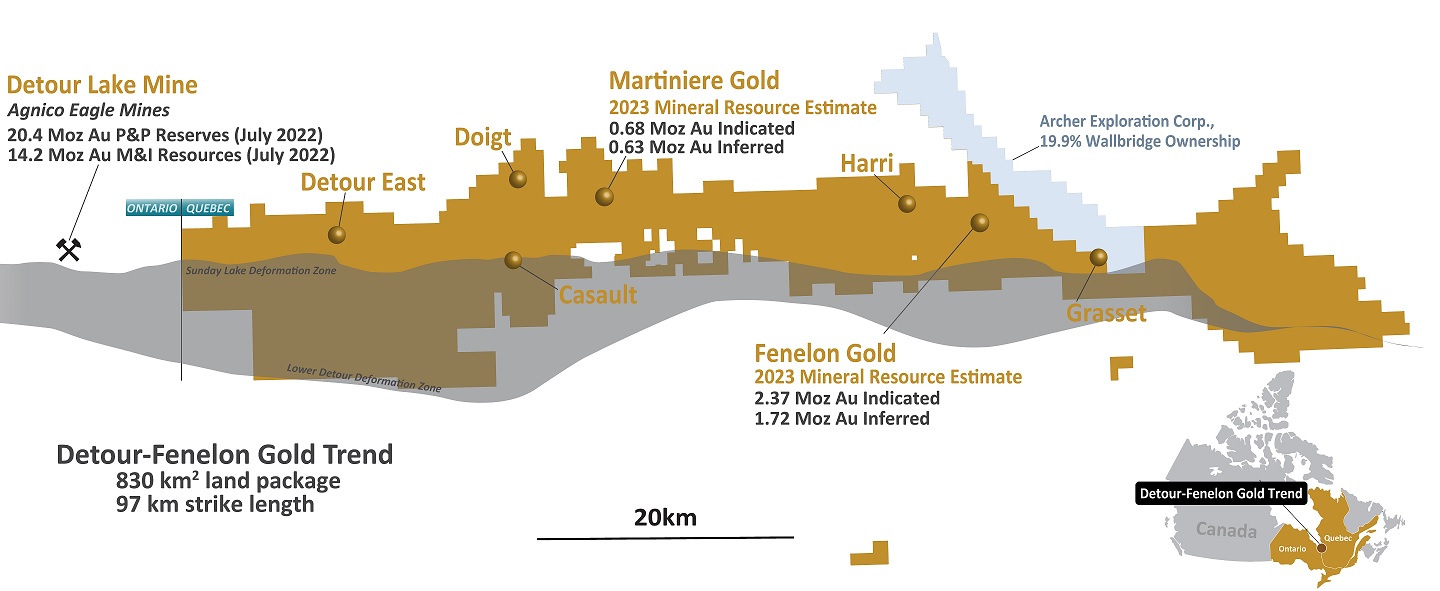 Wallbridge Mining Commences Drill Program Testing New, Property-wide Exploration Targets at Fenelon