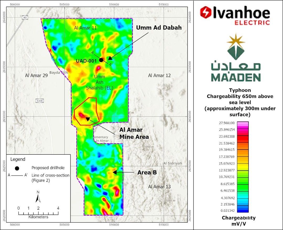 Ivanhoe Electric and Ma'aden Joint Venture Commences Drilling Activities in Saudi Arabia